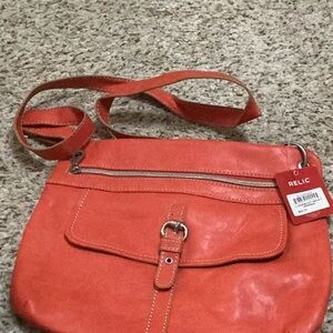 Relic Paprika Crossbody Bag with Front Buckle Pocket NWT